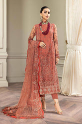 Amiraa by Farasha Unstitched 3 Piece Luxury Net Collection'2022-07-Aria