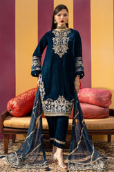M Basics By Maria B Unstitched 3 Piece Festive Suit-D-07