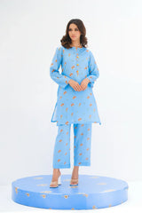 Dhaga Stitched 2 Piece Lawn Suit-Matching separate 007