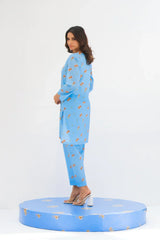 Dhaga Stitched 2 Piece Lawn Suit-Matching separate 007