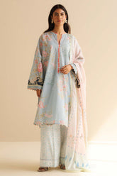 CoCo Prints By Zara Shah Jahan Unstitched 3 Piece Lawn Drop Two Collection'2025-08-B-Vara