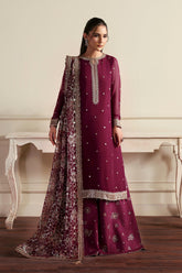 Siraya by Zarif Unstitched 3 Piece Printed Formals Suit-Zr-Sya-08-Arash