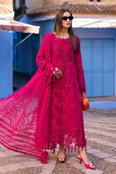 Voyage A'Luxe By Maria B Unstitched 3 Piece Lawn Suit-ML-2508-A