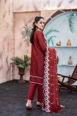 Dressline Al Umer Textile New Stitched Fancy Emb Chikankari Lawn Fancy Emb Organza Dupatta Collection