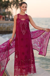 Noor By Saadia Asad Unstitched 3 Piece Eid Luxury Laserkari Suit-09-A