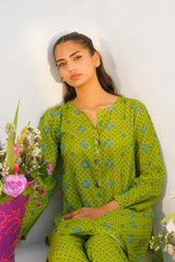 Dhaga Stitched 2 Piece Lawn Suit-Matching separate 009