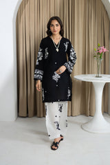 Mannat Clothing Stitched 2 Piece Spring Edit-Onyx
