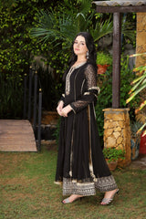 Manahils Stitched Formals Kurti 123