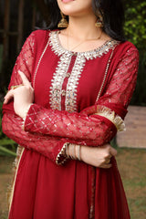 Manahils Stitched Formals Kurti 123