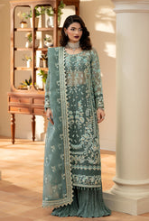 Azul By Yashfa Studio Unstitched 3 Piece Luxury Formals Suit-MAHE NOOR