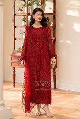 Azul By Yashfa Studio Unstitched 3 Piece Luxury Formals Suit-GULRU