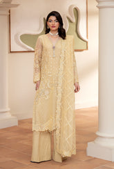 Azul By Yashfa Studio Unstitched 3 Piece Luxury Formals Suit-GUL BAHAR