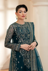 Azul By Yashfa Studio Unstitched 3 Piece Luxury Formals Suit-BAKHTAWAR