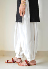 Deck Up Marjina Shalwar - White