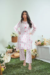 Dhaga Stitched 2 Piece Lawn Suit-Matching separate 0049