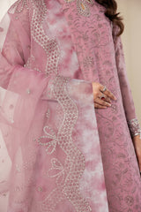 Bayaan By Zarif Unstitched 3 Piece Luxury Chiffon Edit Suit-03-Siyaan