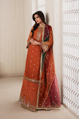Bayaan By Zarif Unstitched 3 Piece Luxury Chiffon Edit Suit-02-Sunoor