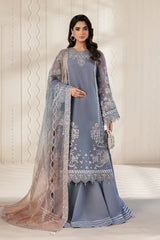 Bayaan By Zarif Unstitched 3 Piece Luxury Chiffon Edit Suit-05-Nilmah