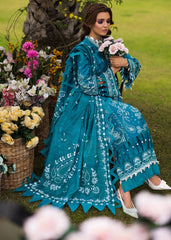 Bloom & Beyond - Paras By Pasha Unstitched 3 Piece Lawn Collection'2025-Sapphire Bloom