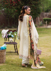 Bloom & Beyond - Paras By Pasha Unstitched 3 Piece Lawn Collection'2025-Snowdrop Bloom