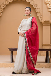 Urban Cut 3 Piece Embroidered Suit