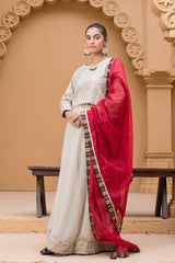 Urban Cut 3 Piece Embroidered Suit