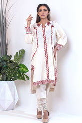 Urban Cut 1 Piece Cotton Embroidered Co- Ord Set