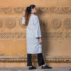 Urban Cut 1 Piece Printed Cotton Stitched Kurta