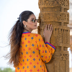 Urban Cut 1 Piece Printed Cotton Stitched Kurta