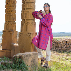 Urban Cut 1 Piece Printed Cotton Stitched Kurta