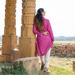 Urban Cut 1 Piece Printed Cotton Stitched Kurta