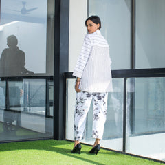 Urban Cut 2 Piece Cotton Printed Patch Work Co- Ord Set