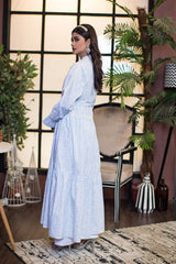 Urban Cut 1 Piece Cotton Printed Belted Dress