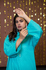 Urban Cut 1 Piece Cotton Chicken Kari Kurta