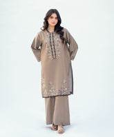 Winter Tales By Kaanthaa Stitched 2 Piece Winter Suit-Muted Garden | 2 pc Stitched