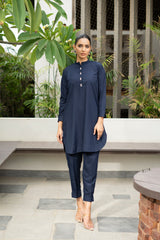 Bayaan By Mashrib Stitched 2 Piece Summer Suit-Aitbaar - 2pc