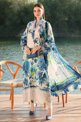 M.Prints By Maria B Unstitched 3 Piece Spring Summer Suit-10-B
