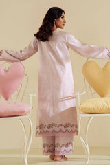 Daffodils By Seran Unstitched 2 Piece Lawn Suit-10-Carla