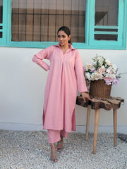 Tng By Md Solid Co Ords Collection-Saya (Soft Pink)