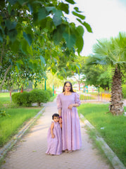 Urban Cut Mommy and Me Seer Sucker Cotton Matching Dress Set