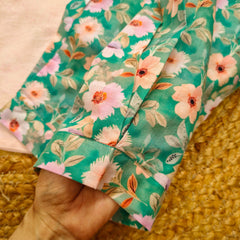 Hiba Fashion Pastel Pink 2 pcs Lawn suit (FSB-003)