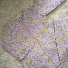 Hiba Fashion Lilac 2 pcs Lawn suit (FSB-006)