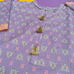 Hiba Fashion Purple 1 PC Kurti (BFT-001)