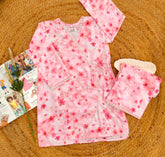 Hiba Fashion Pink Angrakha Style 2 PC Lawn Suit (BSCS-002)