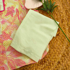 Hiba Fashion Pastel green and pink 2 PC Lawnsuit (BFT-006)