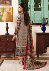 Asim Jofa Rania Pre-Winter '23 Ajrw-22 Designers Stitched Premium Winter Cotton 3 Pcs