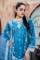 Dressline Al Umer Textile New Stitched Fancy Emb Chikankari Lawn Fancy Emb Organza Dupatta Collection