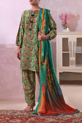 Khaas by Aizal Stitched 3 Piece Printed Ayudia Suit-A-K-10