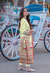 Asim Jofa Arabic Lawn Ajpl-06 Printed Arabic Lawn 3 Pcs