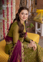 Asim Jofa Jag Mag Ajmj-16 Embroidered Chiffon 3 Pcs